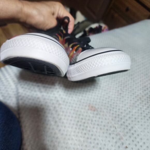 CONVERSE WOOLRICH COLLAB CHUCK TAYLORS  MENS SZ 10  HIGH TOP SNEAKER SHOES - Picture 10 of 10